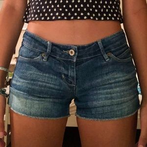 Levi's cutoff jean shorts